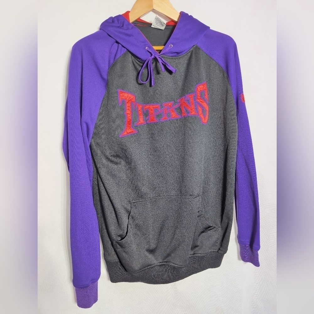 Two Five 2:5 Sz M Women's Dark Gray and Purple Tennessee Titans Hoodie